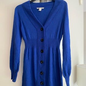 Kenneth Cole Blue Button-Up Cardigan